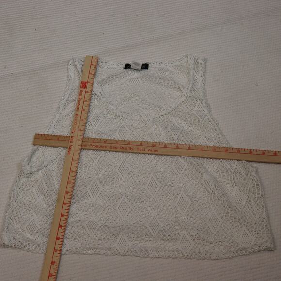 Miami Style Crochet crop tank size L - Picture 5 of 6